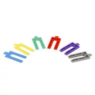 Távtartó alátétek, 1–6 mm, 30 db