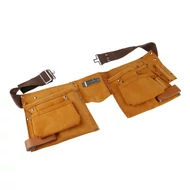 FESTA bőr szerszámtartó öv, 11 zsebbel