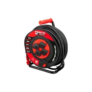 Ipari kültéri kábeldob FESTA INDUSTRY 3x2.5mm 50m 230V 4 aljzat gumi-neoprén IP44