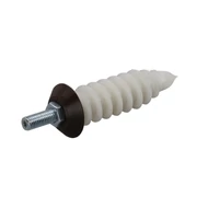 Barna szigetelő csavaros dűbel lefolyócsatlakozáshoz, 2 db