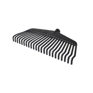 Műanyag gereblye fűhöz, lombhoz 40 cm 23 fog