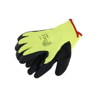 Akril kesztyű latexbe mártva, téli