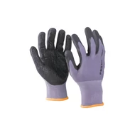 Nitrilhabba mártott, pöttyös kesztyű 8-es méret, CE 388, FESTA