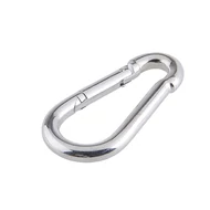 Horganyzott (galvanizált) acél rugós karabiner (tűzoltó karabiner) 10x101mm ZN DIN 5299C
