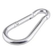 Horganyzott (galvanizált) acél rugós karabiner (tűzoltó karabiner)12x141mm ZN DIN 5299C