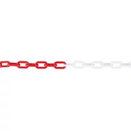 Műanyag lánc 5,5 mmx25 m piros-fehér