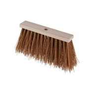 Seprű 25 cm tarka szállal 13 cm, 120 cm-es nyéllel