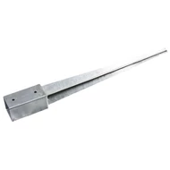 Oszloptartó talp 101x101x150mm / 74cm, falvastagság: 1,8 mm, ZN