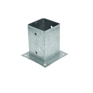 Oszloptalp 101x101x150mm, falvastagság: 1,8 mm, ZN
