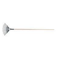 Fémlamellás gereblye, 45 cm, 160 cm-es nyéllel