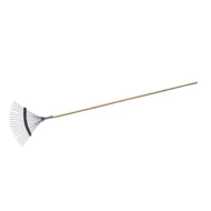 Fémhuzalos gereblye, 45 cm, 160 cm-es nyéllel