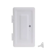 Kéményajtó, fehér színű, KOMAX