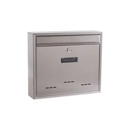 Rozsdamentes acél postaláda, 31×36×9 cm, 975