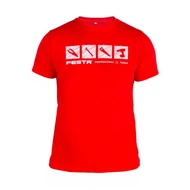 FESTa advertising T-shirt, white, size M