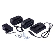 Akkumulátor és töltő készlet polisztirol vágóhoz 37V / 2x2200mAh