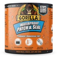 Gorilla TAPE Waterproof PATCH & SEAL fekete vízálló foltozó/tömítő ragasztószalag 3m x 100mm