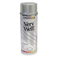 Motip - Metál ezüst, festék spray, 400 ml