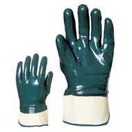 Nitril mandzsettás kék kesztyű 10 méret