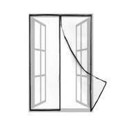 Ajtófüggöny rovarok ellen mágneses 220x100cm, antracit