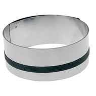 Tapétavonalzó, szalag, 200 cm, rozsdamentes