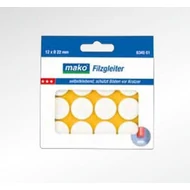 Filc csuszka, önt., 100x200 mm,1 db, fehér