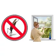 Szúnyogháló rollós, 130x160cm, müa.keret, fehér