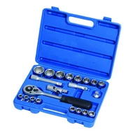 Dugókulcs klt. 21 db. 1/2^ 10-32 mm.