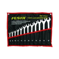 Csillag-villáskulcs klt. 12db. 8-22 mm FESTA