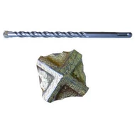 Kőzetfúró SDS+ 12x210 mm 4 élű