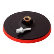 Gumitányér tépőzáras 115 mm. M14 + adapter fúrógéphez 8 mm. FESTA