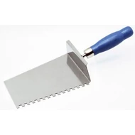 Rozsdamentes kanál, 160mm, fogazott