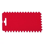 Spatula műa. fogazott 150 x 80 mm.