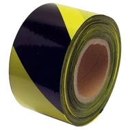 Figyelemfelhívó szalag 200 m. fekete-sárga