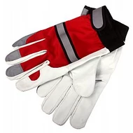 Nylon-disznóbőr kesztyű piros