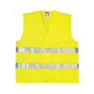 FÉNYVISSZAVERŐS SÁRGA LÁTHATÓSÁGI MELLÉNY  M-XXL univerzális méret