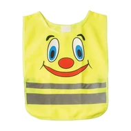 FÉNYVISSZAVERŐS SÁRGA LÁTHATÓSÁGI MELLÉNY  GYEREK