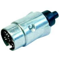 Elektromos utánfutó csatlakozó dugvilla 7 pólusú fém