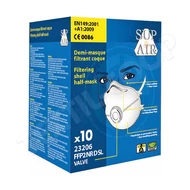 SupAir FFP2 szelepes pormaszk(10darab/doboz)