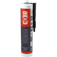 CX-80 fekete szilikon tömítő, 310 ml