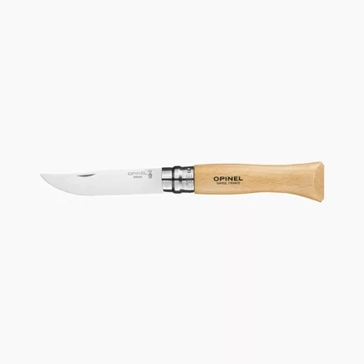 Opinel No.09 | INOX | Bükk | Zsebkés | Bliszteres
