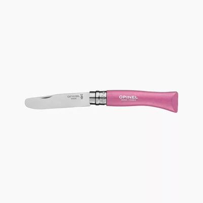Opinel No. 07  gyerekkés  gyertyánfa Fuchsia
