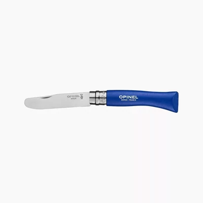 Opinel No. 07  gyerekkés kék gyertyánfa bliszteres
