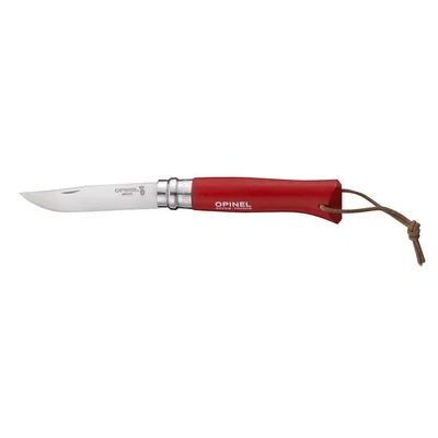 Opinel No.08 Colorama Vörös Bliszteres