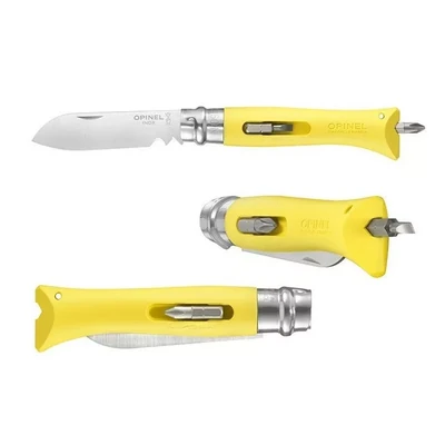 Opinel No.09 DIY Bricolage zsebkés Sárga Bliszteres