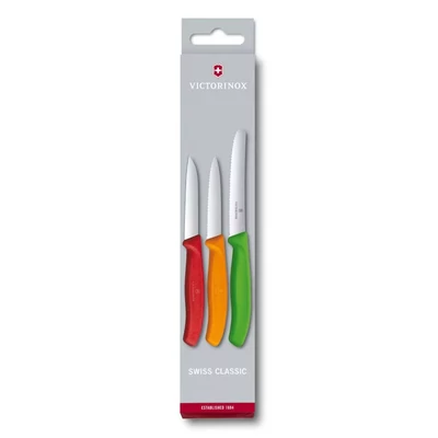 Victorinox Swiss Classic Aprítókés 2 db + Paradicsomkés  Színes 3db-os