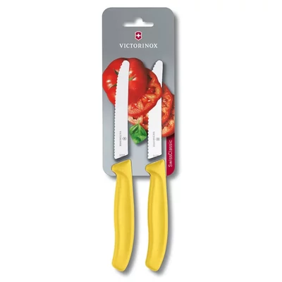 Victorinox Swiss Classic Reggelizőkés Recés Sárga 2 db
