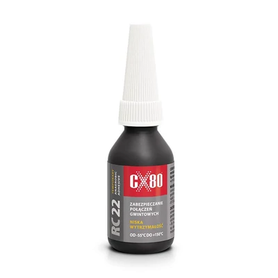 CX-80 RC-22 Kis szilárdságú csavarrögzítő, 10 ml