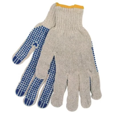 Egyoldalon pöttyös cérnakesztyű 9-10