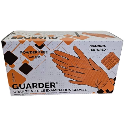 GUARDER Nitril Orange Diamond Prémium L 100db/doboz