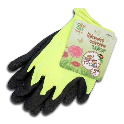 Gyerek védőkesztyű LEMON Latex,  6-os méret 1 pár